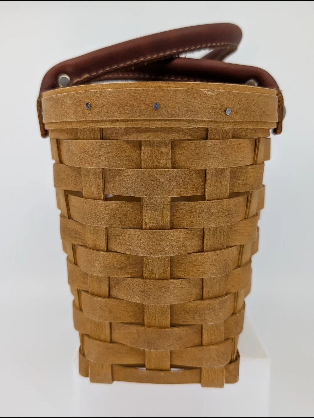 Longaberger Small Boardwalk Tote/Purse Basket, Old Glory Flag Liner & Protector